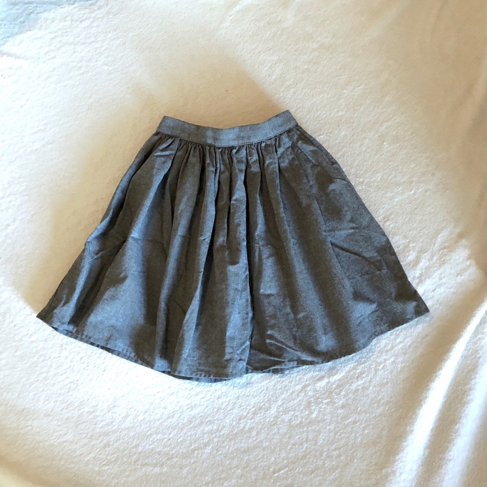 American apparel chambray skirt